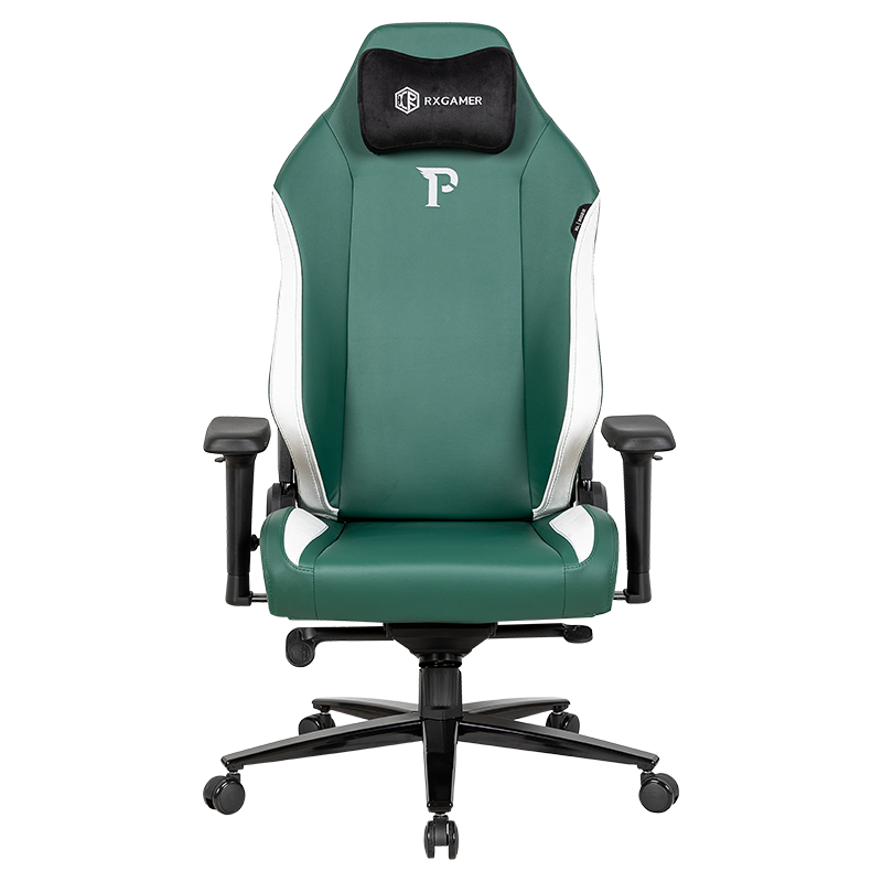 RXGAMER RX-2070-XL-B Magnetiskt nackstöd justerbar spelstol med hög rygg