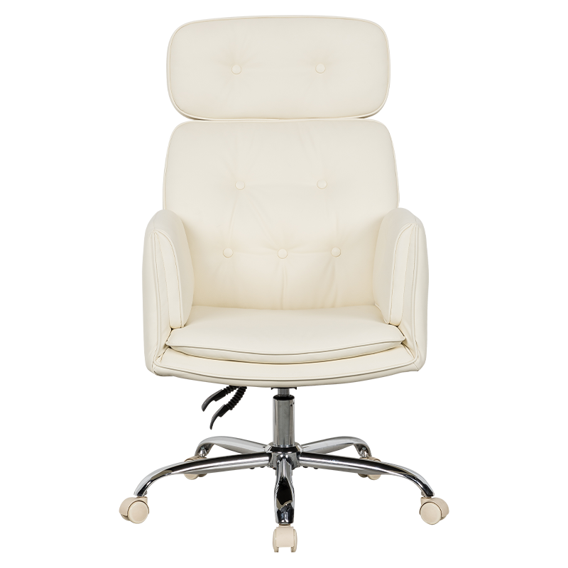 RXGAMER RX-9130 Cream-Tone Multi-Angle Reclining Silent-Glide Kontorsstol
